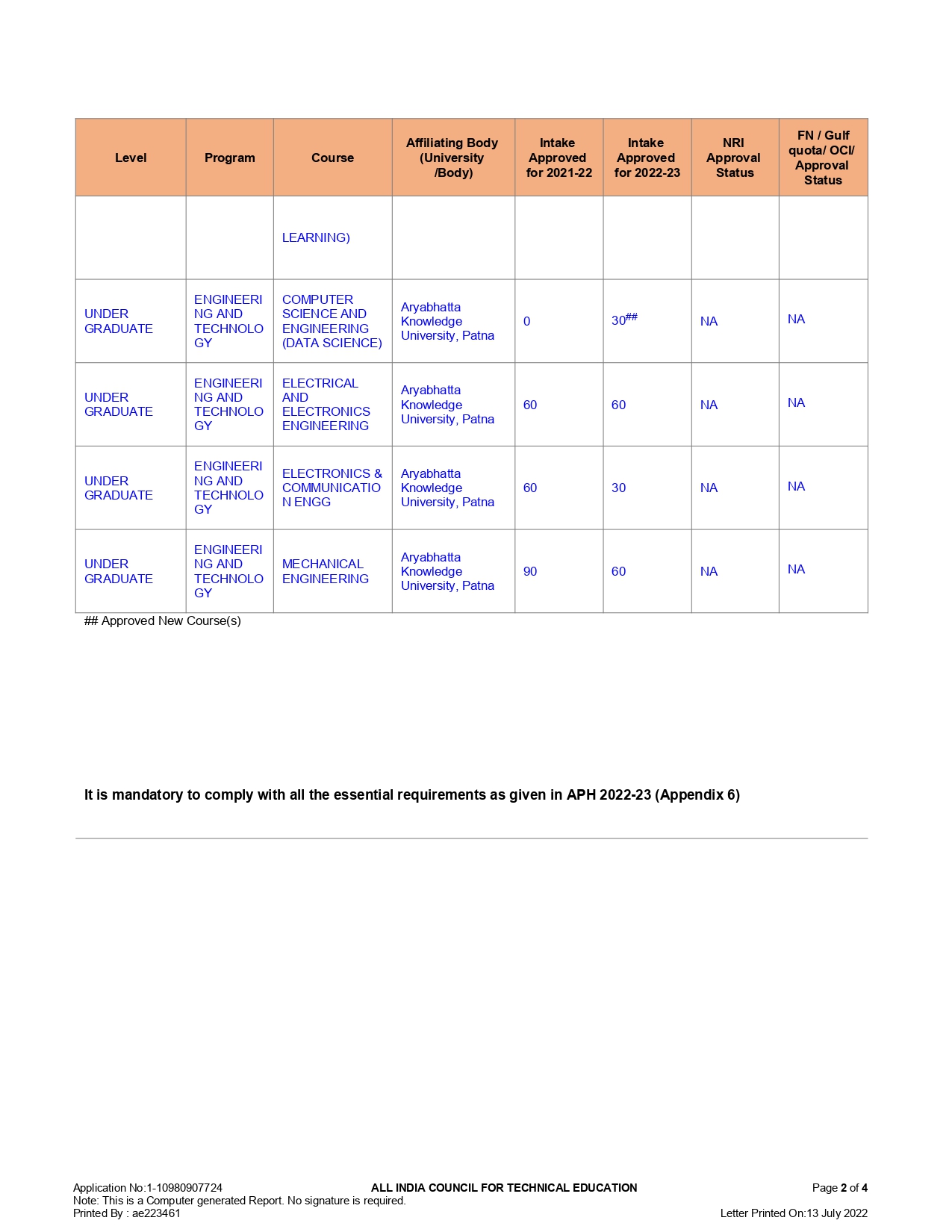 EOA 2022-23