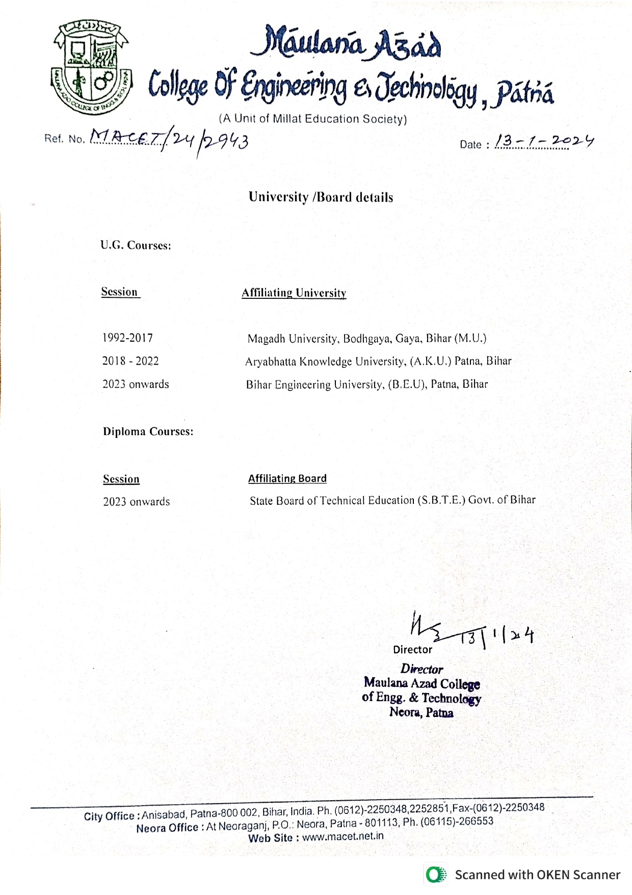 MACET Document